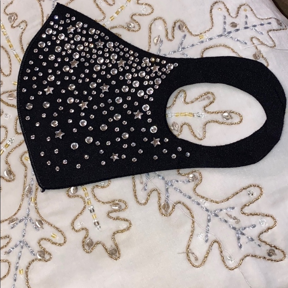 Rhinestone‎ Face Mask 2 pack stretchy